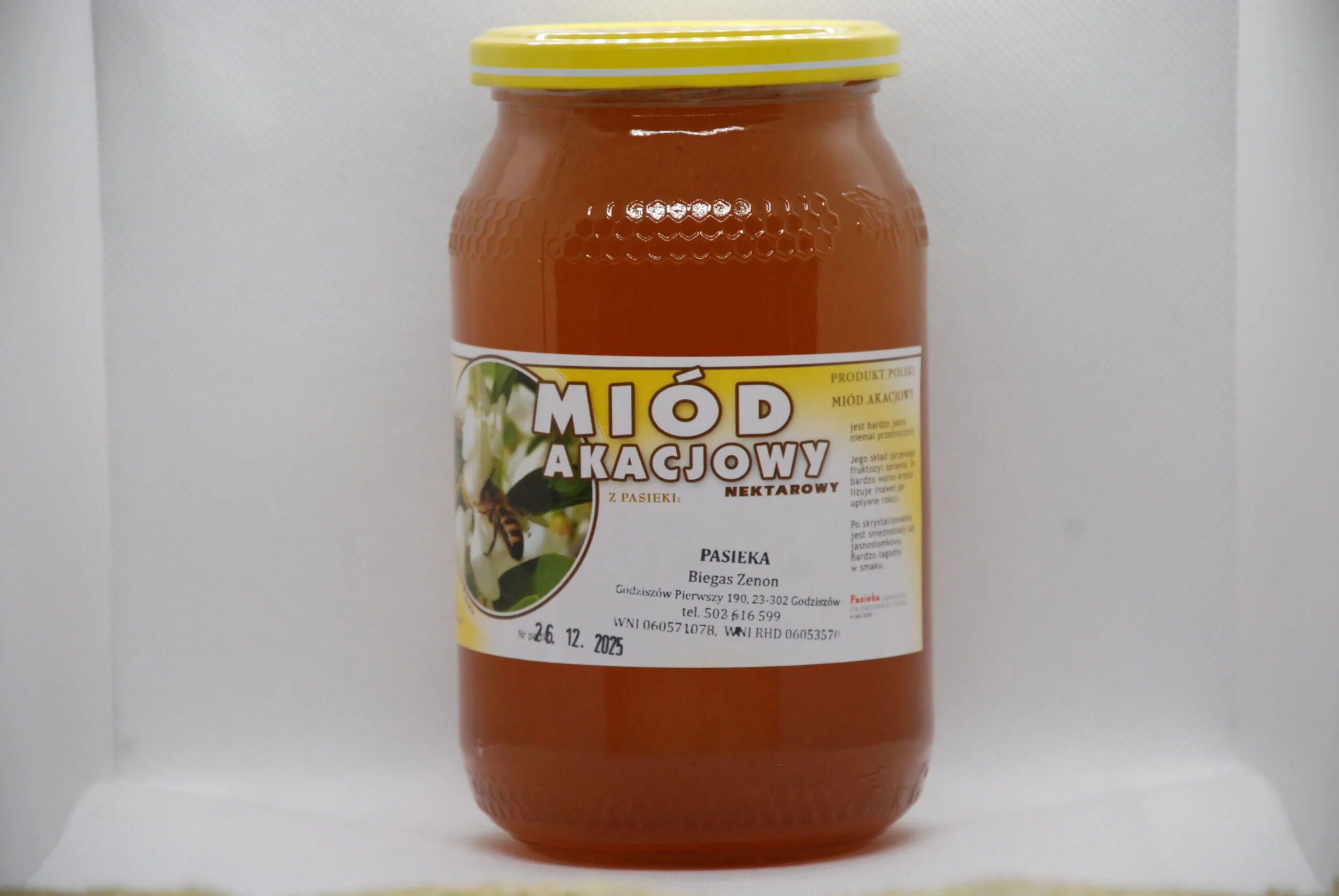 Miód akacjowy naturalny polski DANMAR