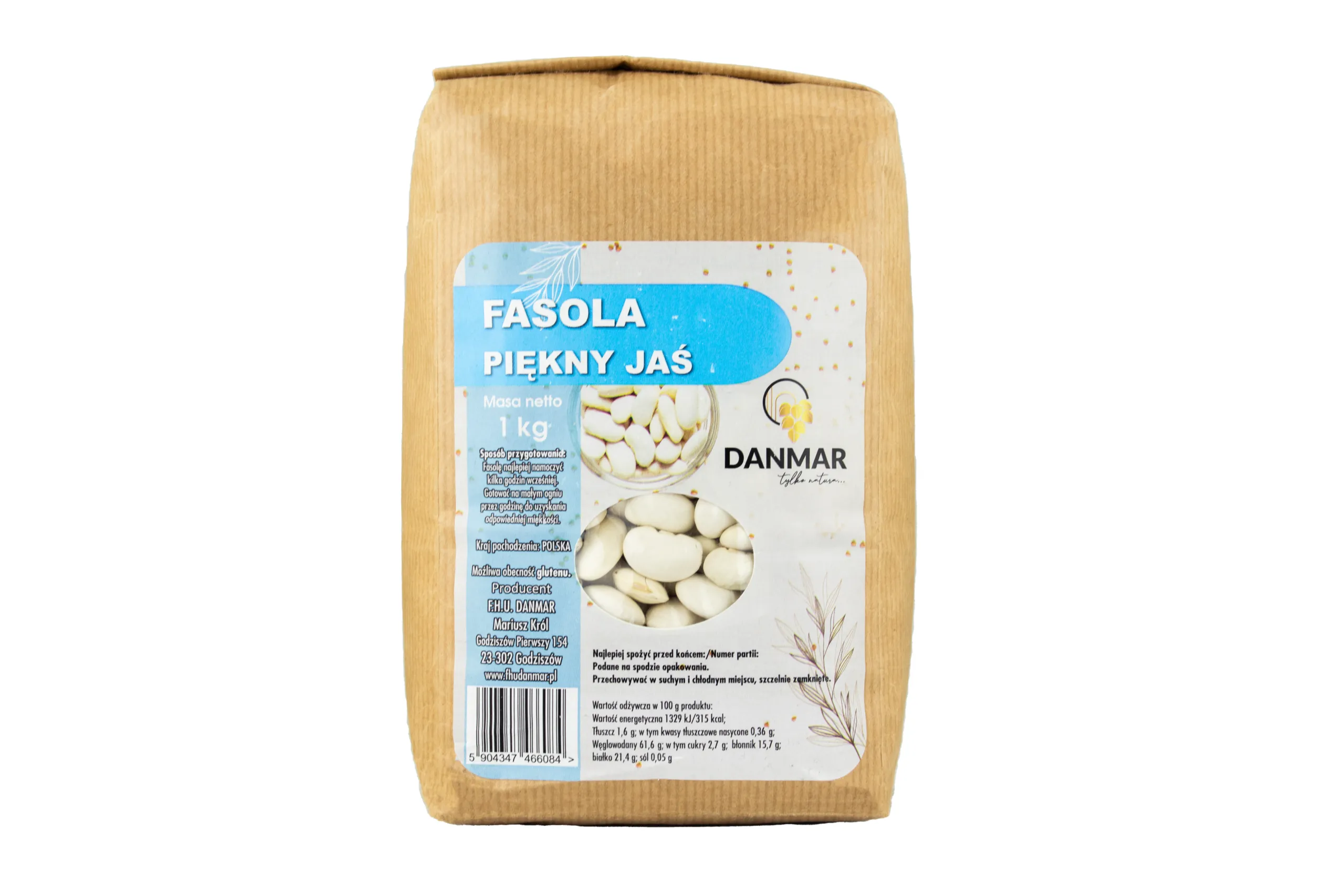 Fasola jaś piękny 1Kg