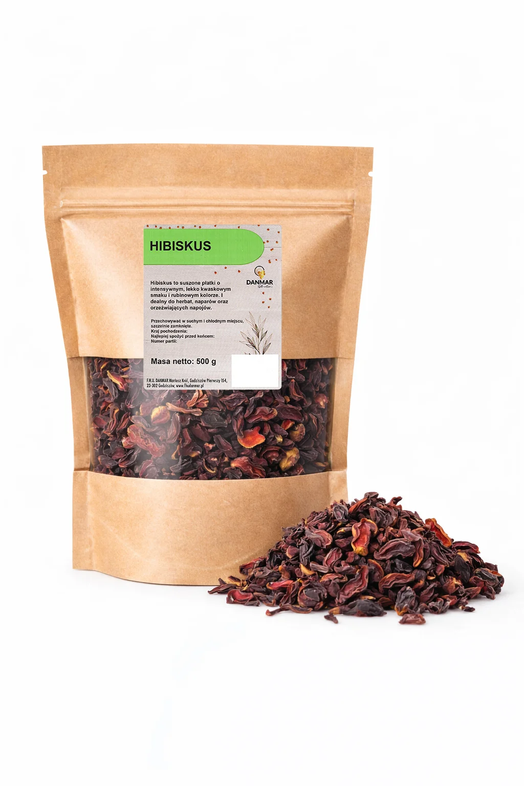 Hibiskus herbata naturalny