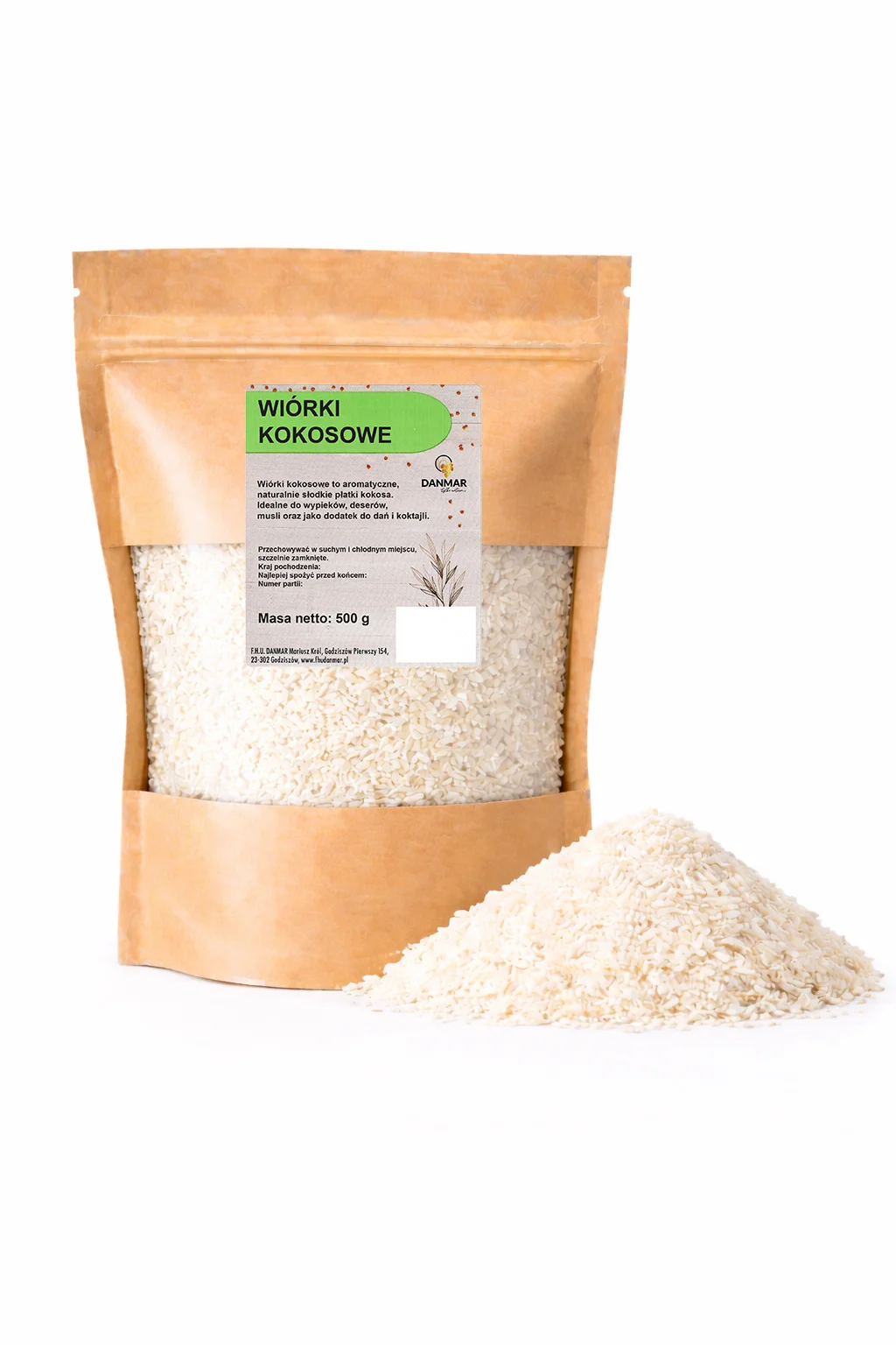 Wiórki kokosowe naturalne